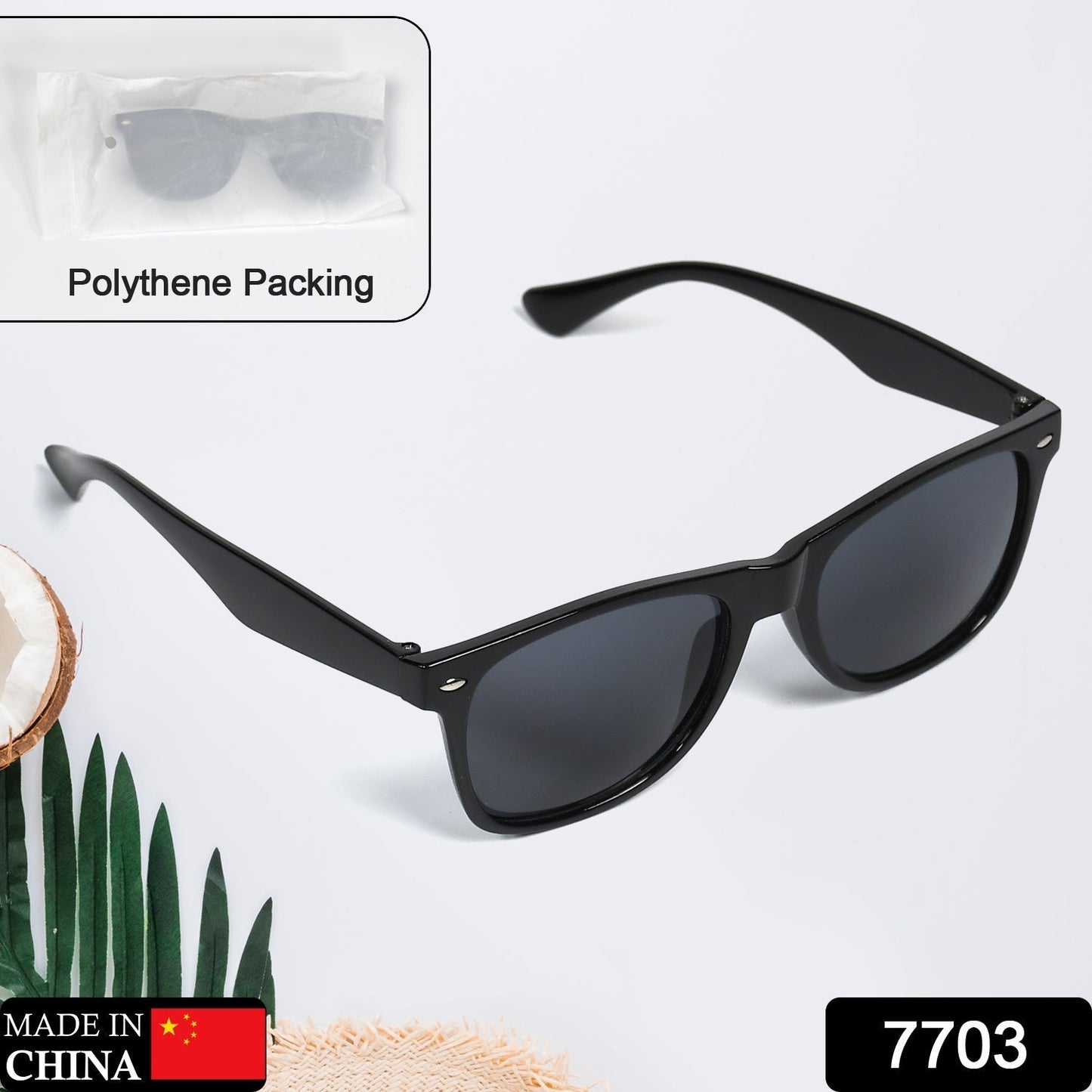7703 Sunglasses Light Weight & Classic Vintage Style Frame Sunglasses For Men , Women , & Boys Use Glasses