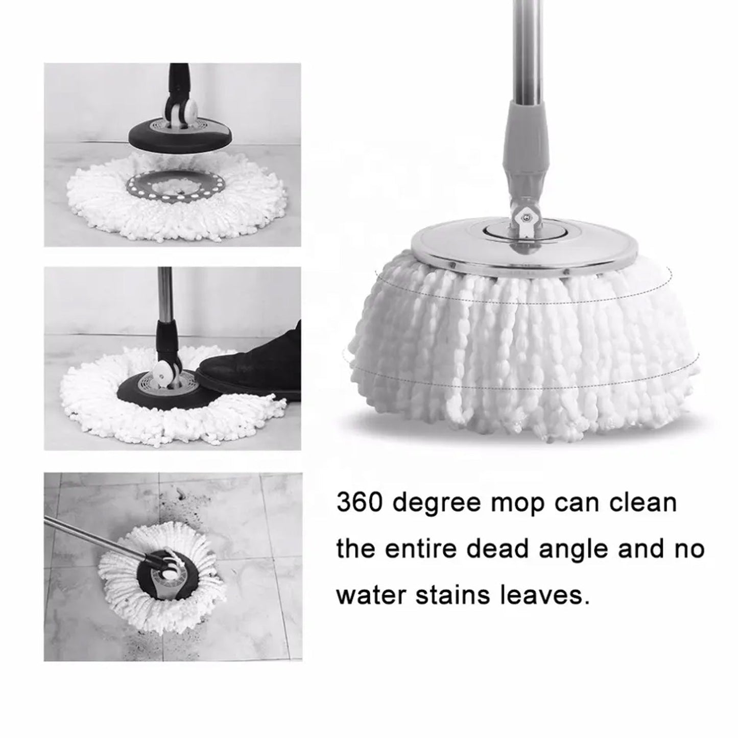 1114 Polyester Mop Head Refill Easy to Replace & Easy To use Premium Refill For All Type Mop Use