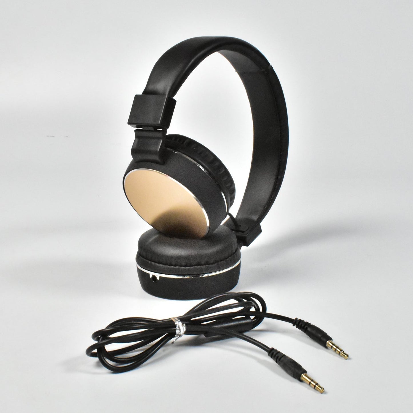 6389 Wired On Ear Headphones With Mic With 3.5 Mm Drivers, In-Built Noise Cancelling, Foldable And Adjustable For Laptop/ Pc / Office / Home