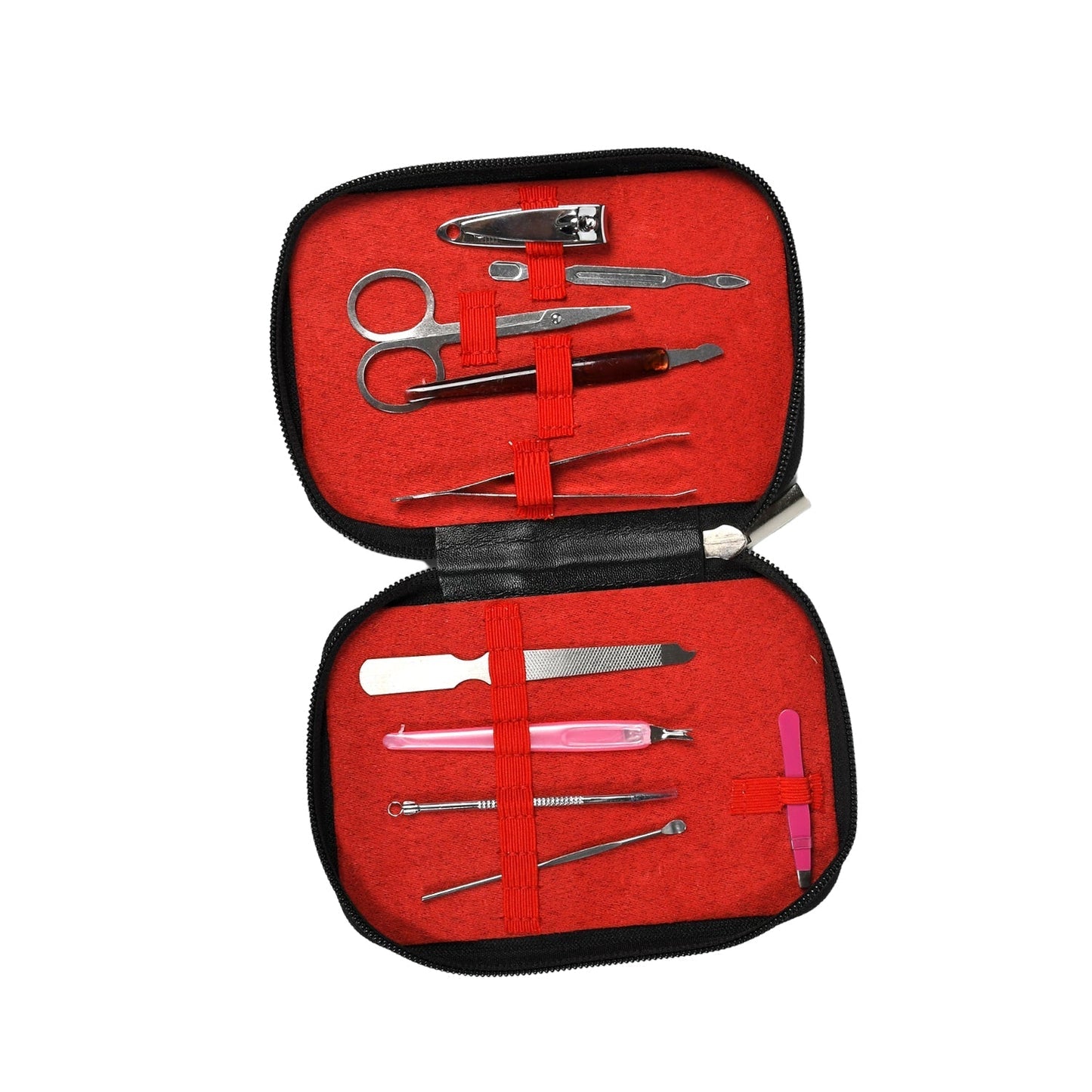 1268 Manicure Pedicure Kit Steel Kit Stainless Steel Manicure Kit Professional Grooming Care Tools For Men & Women Care (10 tool )