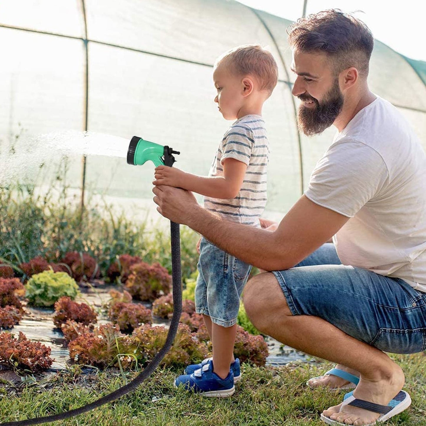 0477A Garden Hose Nozzle Spray Nozzle with Adjustable For Garden & Multi Use