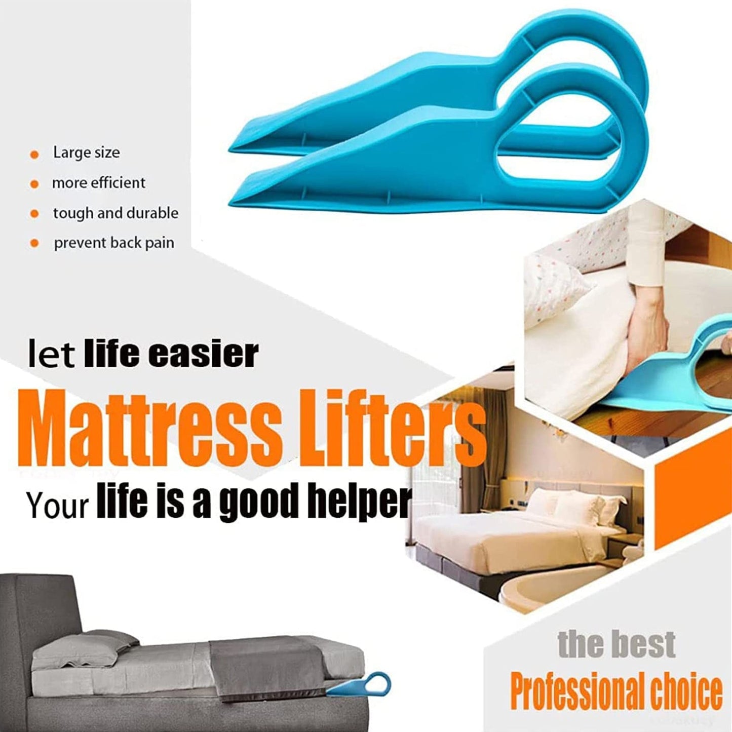 9013 Mattress Lifter Bed Making Aid, Change The Sheets Instantly helping Tool ( 1 pc )