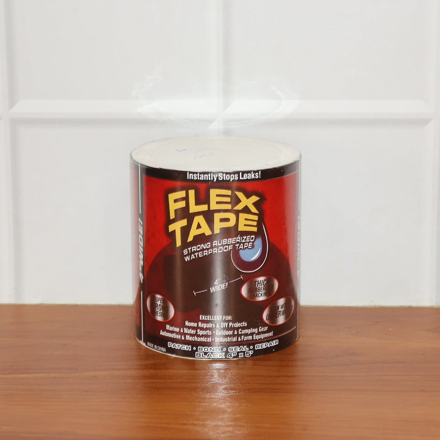 Flexible rubberized waterproof tape used for sealing various surfaces