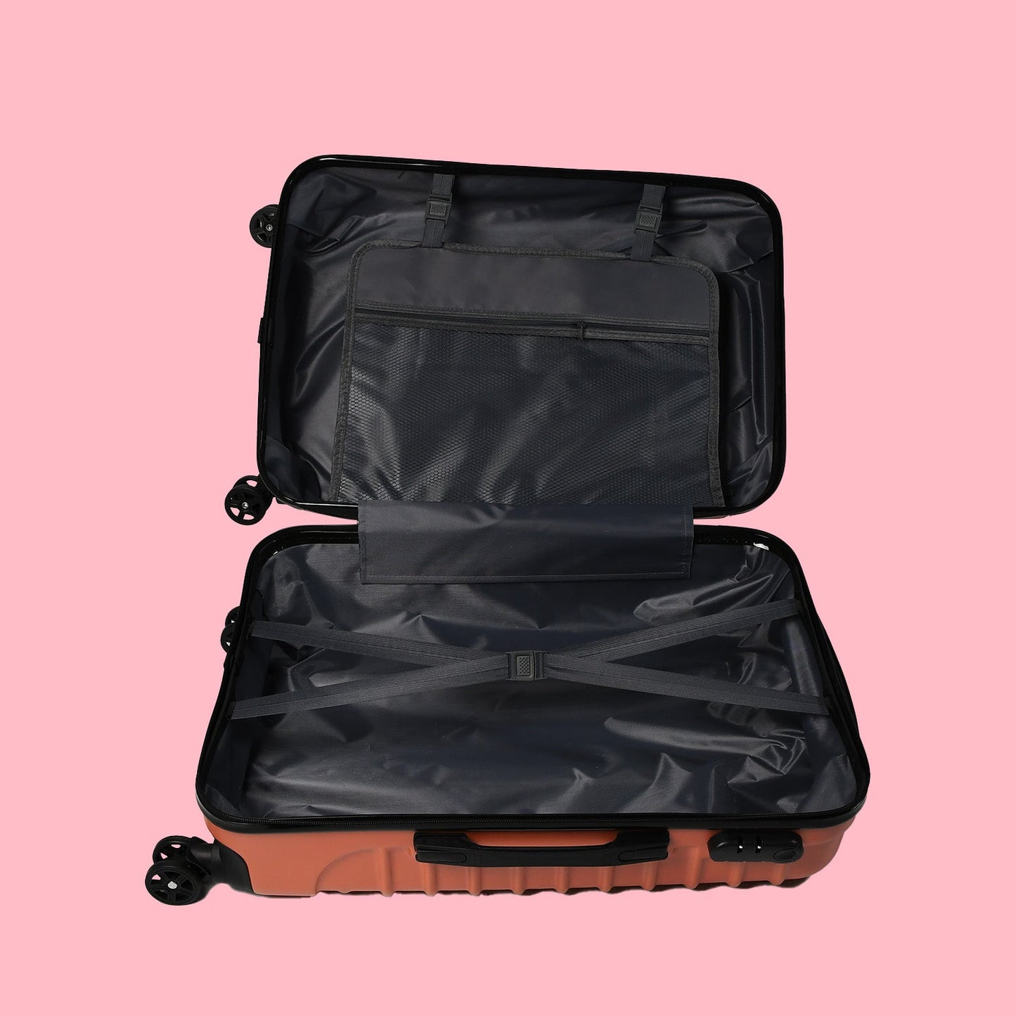 1106 Luxury Traveling bag 4 Spiner Wheel Trolley Bag Large Bag Store Extra Luggage In Bag For Traveling Use Large Bag ( Set of 2 Pc )
