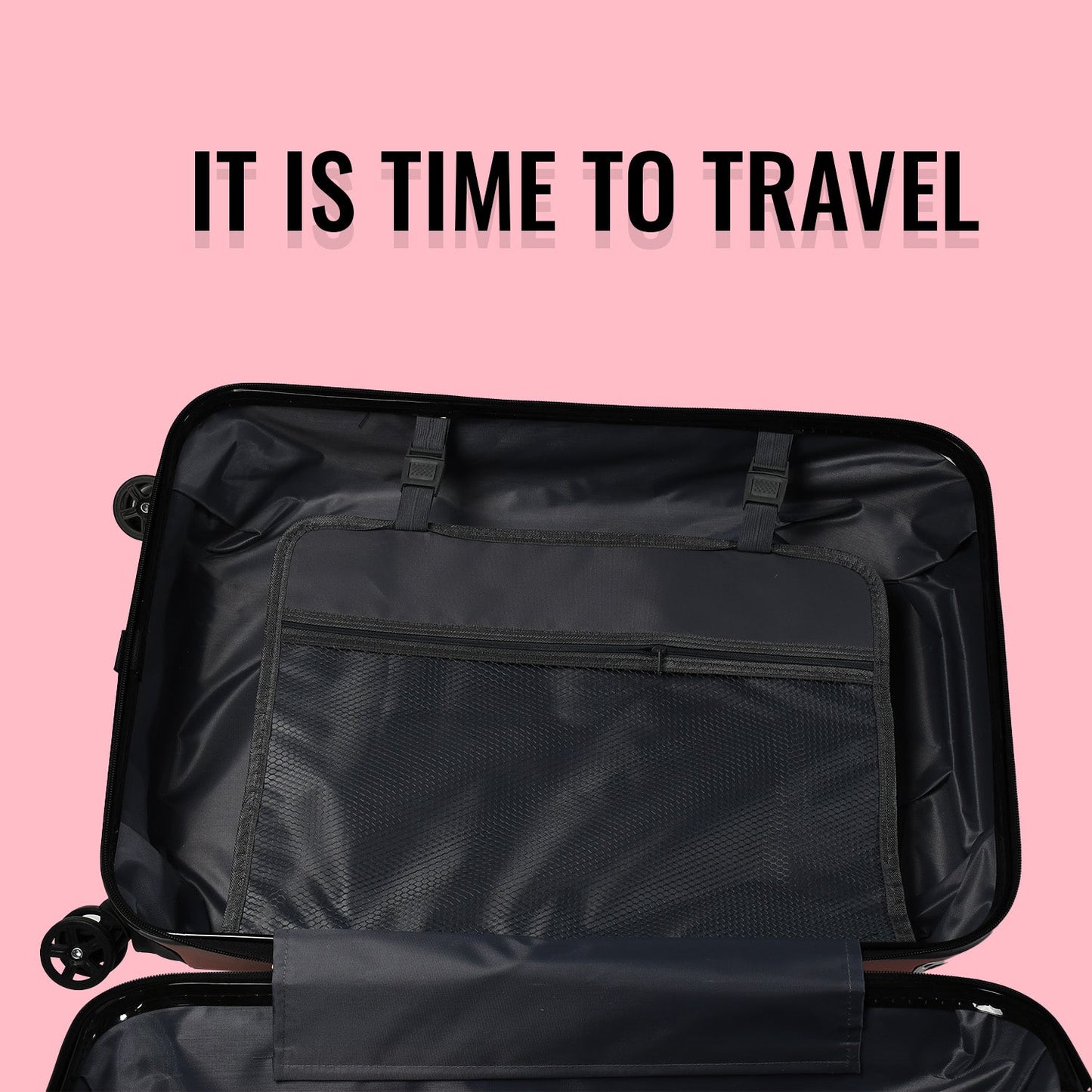 1106 Luxury Traveling bag 4 Spiner Wheel Trolley Bag Large Bag Store Extra Luggage In Bag For Traveling Use Large Bag ( Set of 2 Pc )