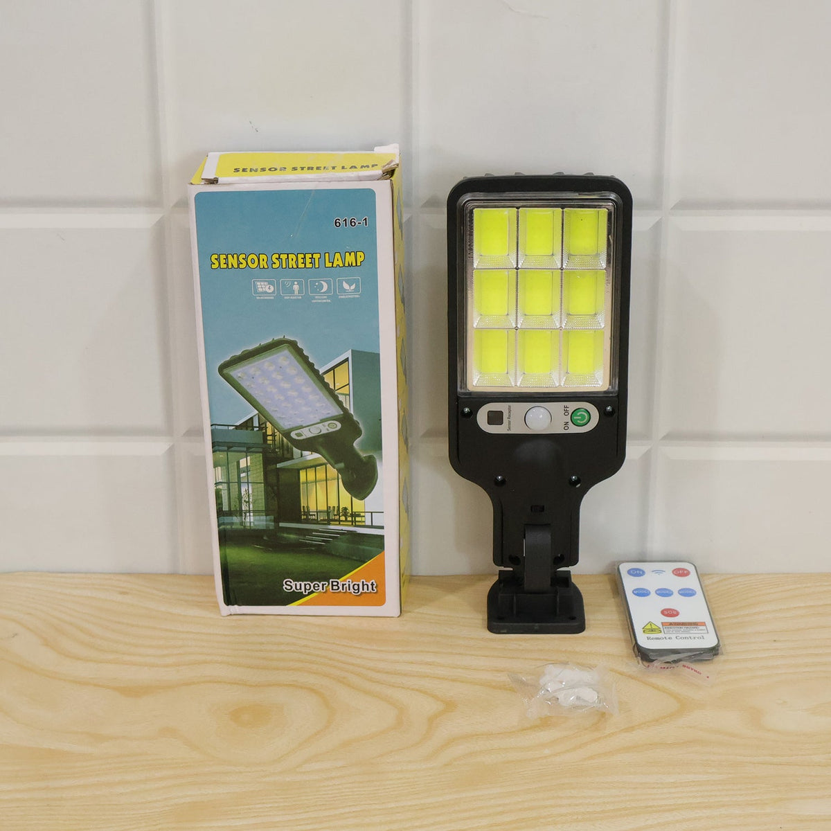 Solar LED Street Light – High Power with Motion Sensor & Remote Control