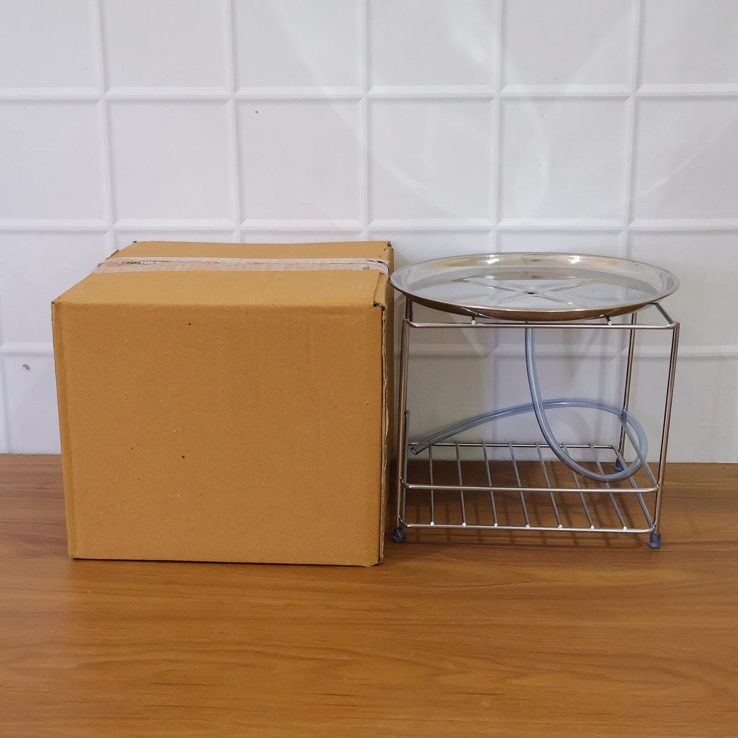 Steel kitchen tools stand for organized cooking essentials