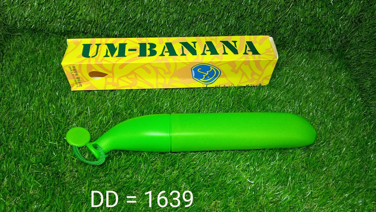 A cute banana shaped umbrella, compact and ready for adventure.