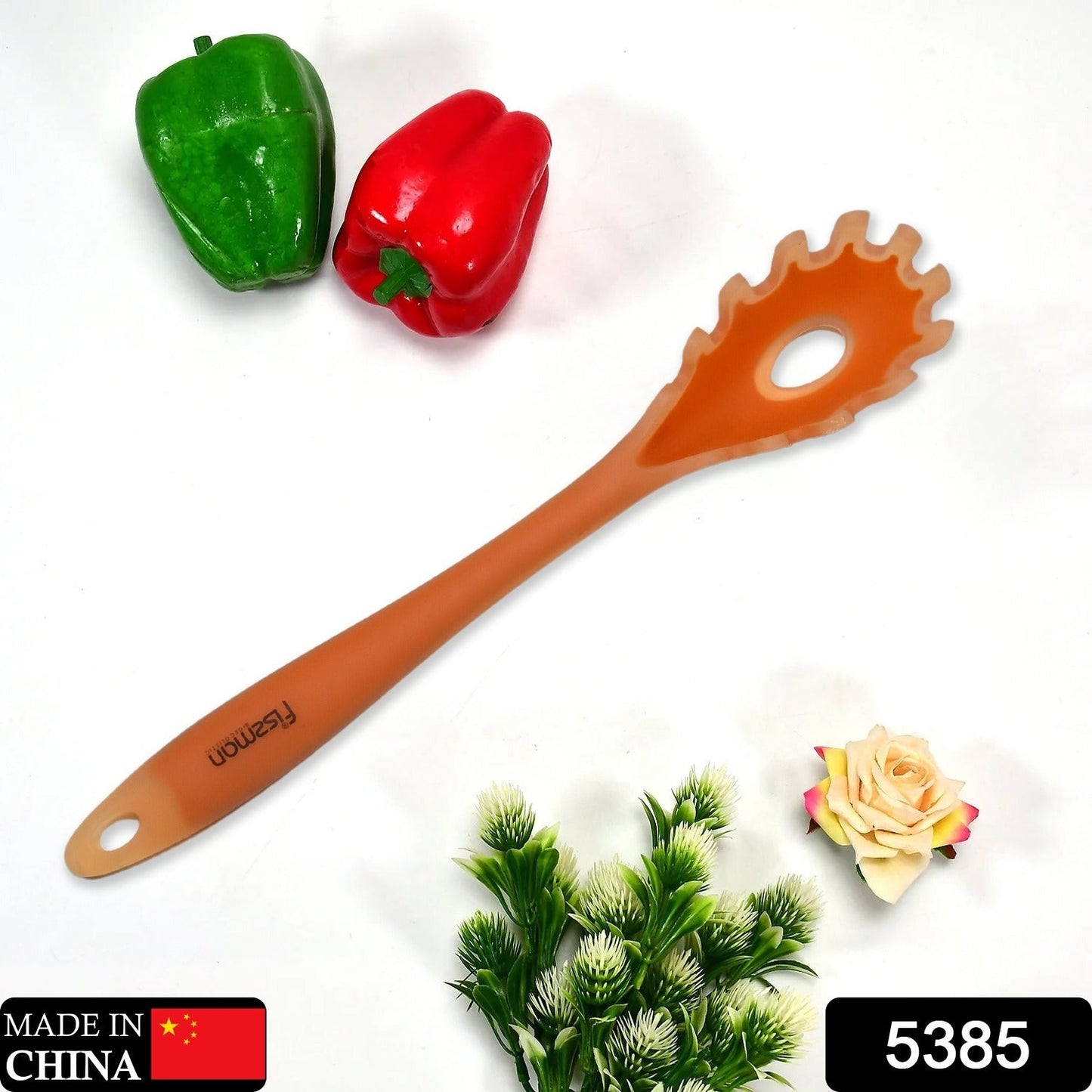 5385 Salad tongs Kitchenware Set Silicone Spoon Baking Kitchen Tools Non-stick Reclaimable Silicone Spatula Spoon Silicone Kitchen Cookware Item