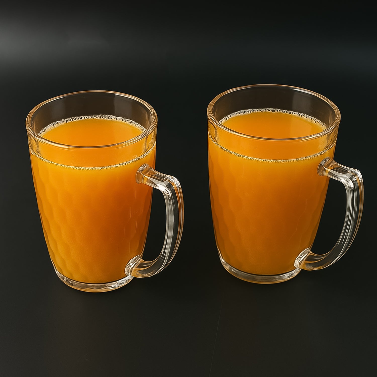 Two 400ml Apex Mocktail Mugs showcasing their sleek transparent design