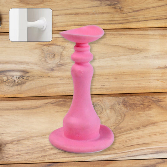 Durable washing machine door holder with suction cup attached