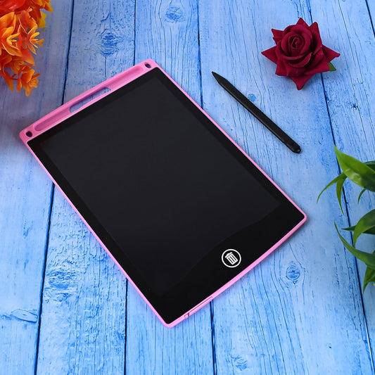 Portable 8.5 inch LCD writing tablet showing digital drawing surface