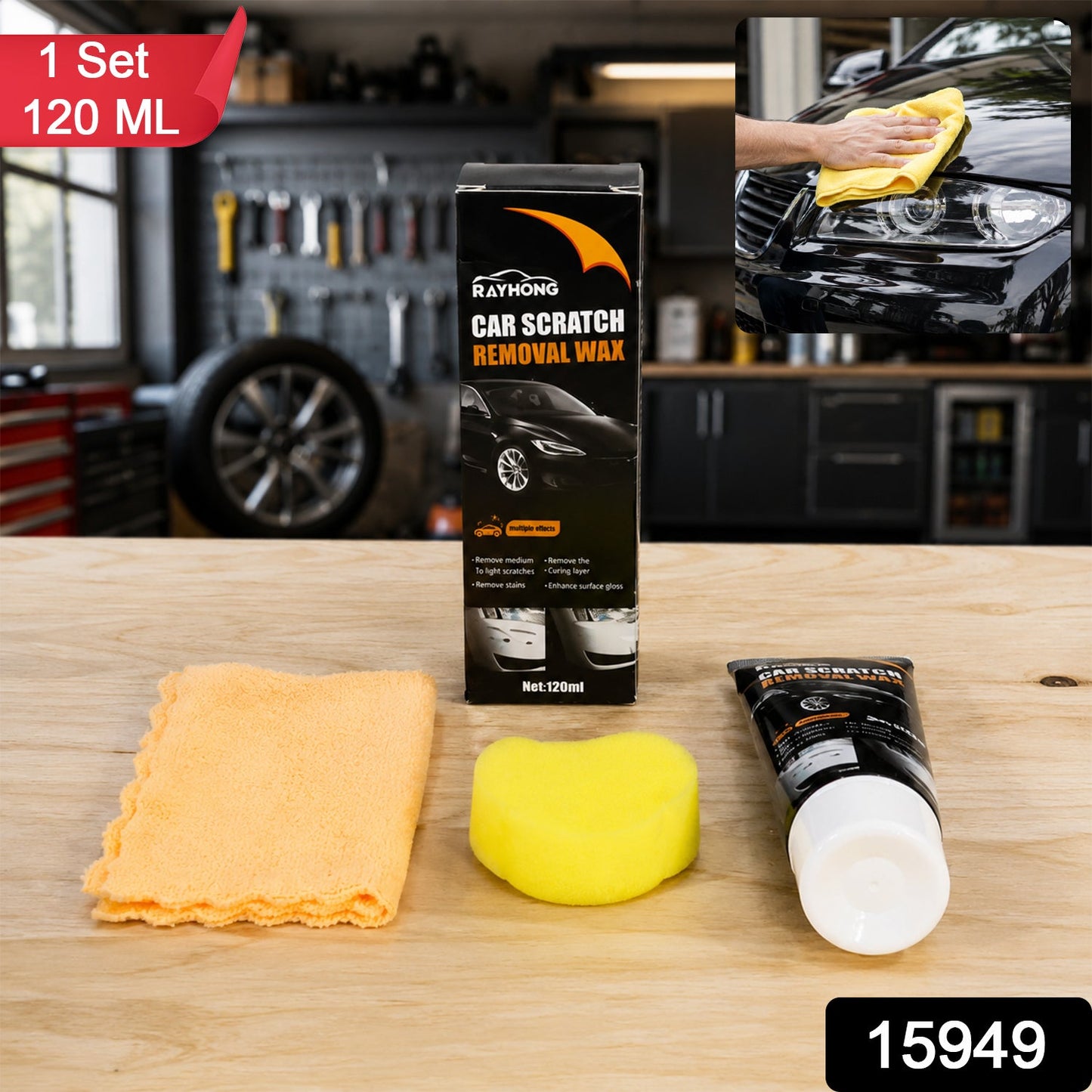 Car Scratch Removal Wax – Restore Shine & Remove Scratches 120ml
