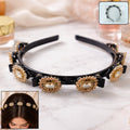 Gold stone studded hairband