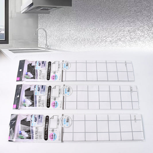 Aluminium kitchen wall sheet providing durable heat and moisture protection