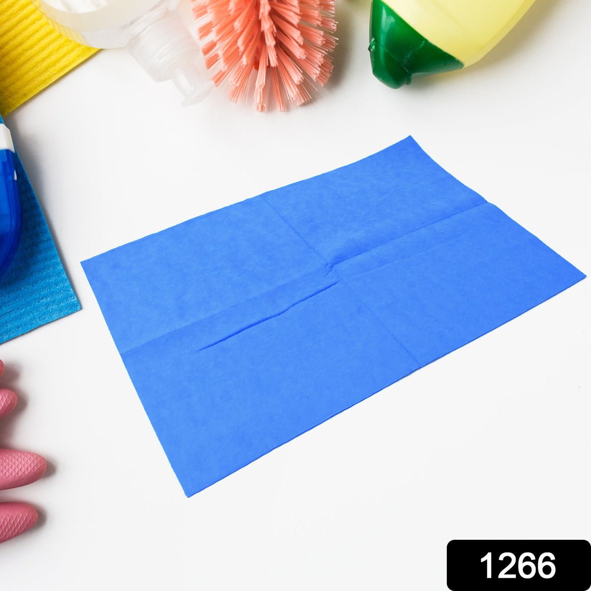 Assorted colour Magic Cleaning Towels displayed flat, highlighting their soft texture.
