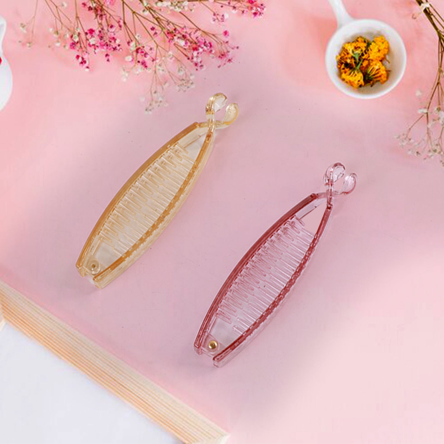 Non-slip strong plastic hair claw clip for girls and women