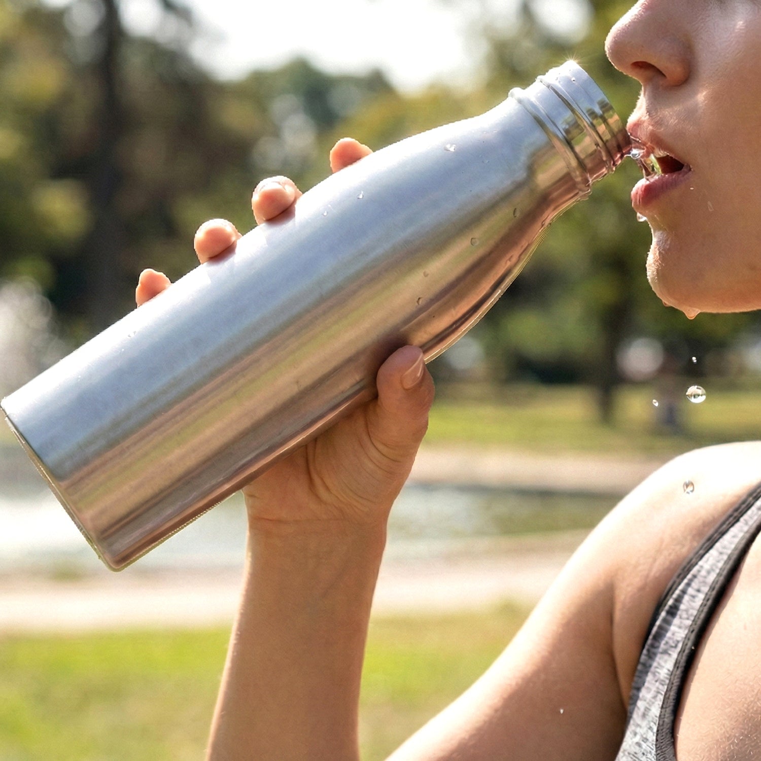 Custom 1000 ML Stainless-Steel Water Bottle (1 Pc)