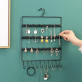Wall-mounted hanging earring organizer rack for all jewellery types India