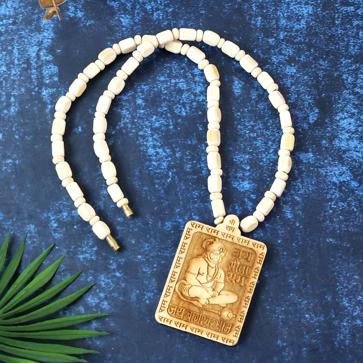 Complete Hanuman pendant mala necklace for daily devotional use