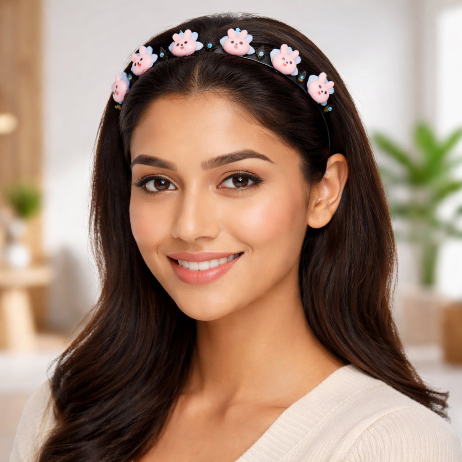 Adorable bunny ear headband for children