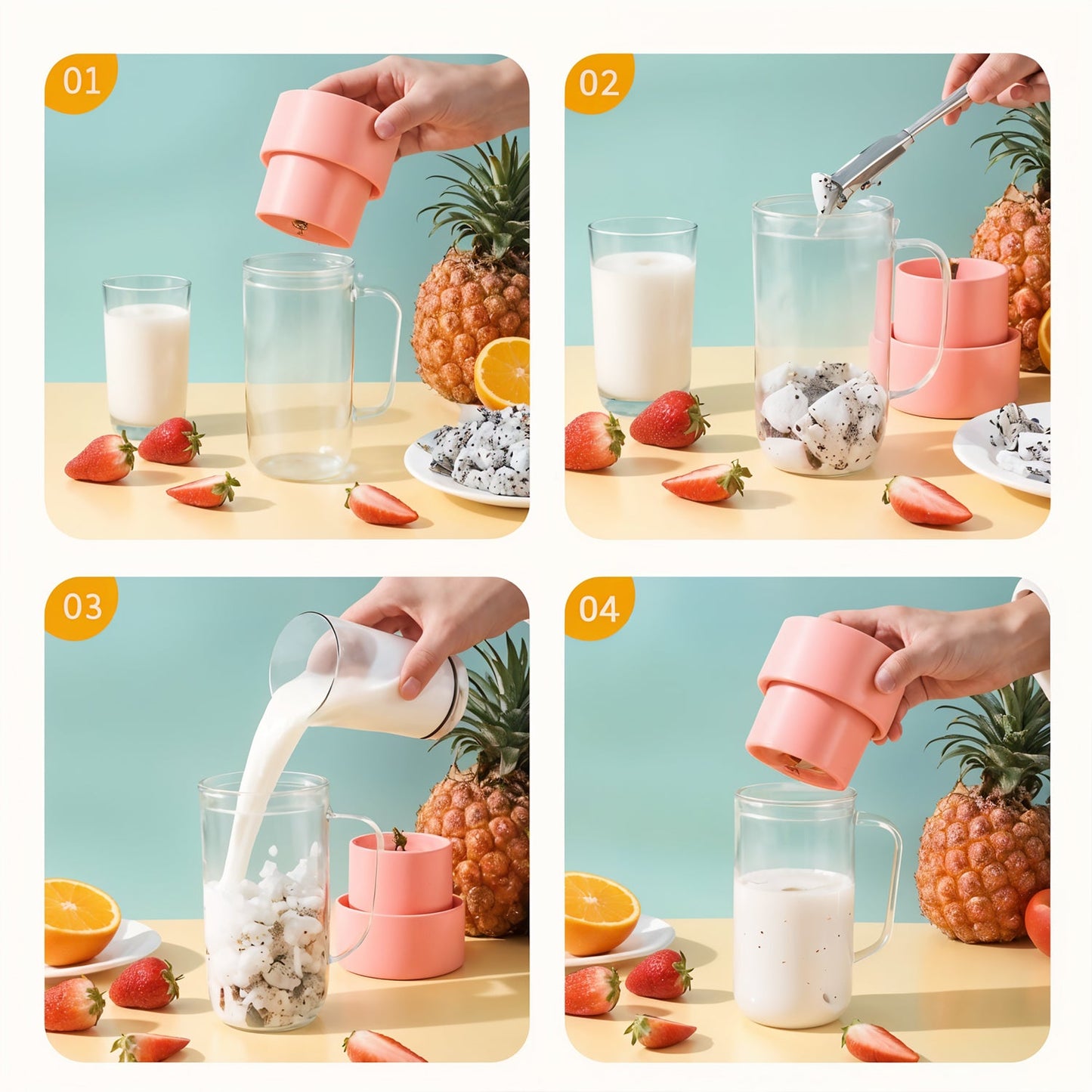 Juicer used for protein shakes after a workout