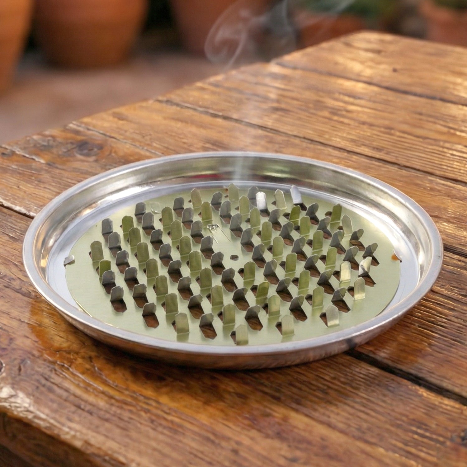 Mosquito coil burner stand suitable for home garden balcony