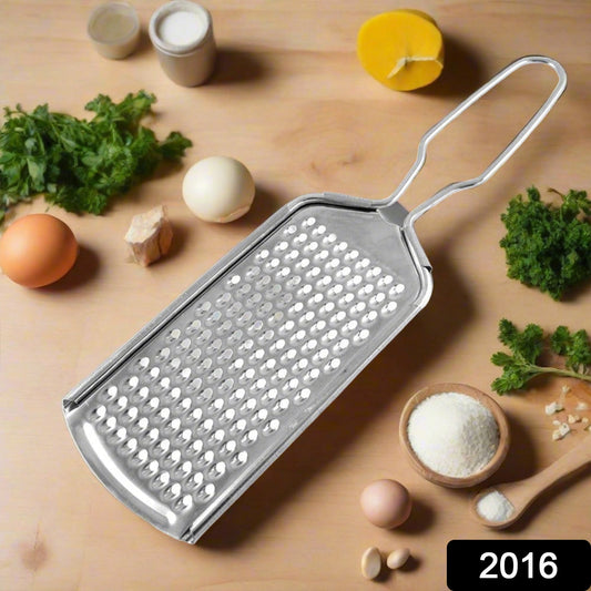 Small stainless steel vegetable and cheese grater perfect for kitchen use
