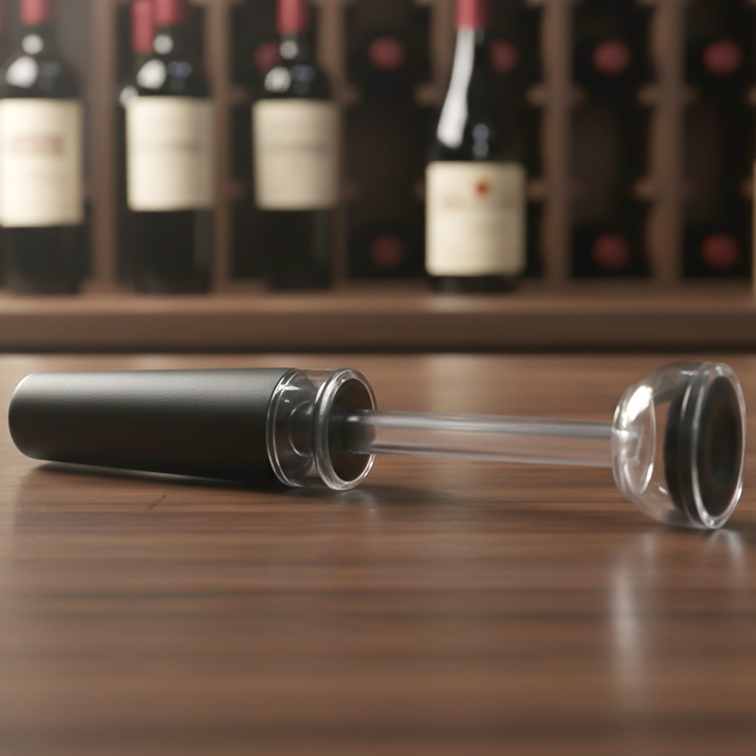 Vacuum bottle stopper sealing wine bottle for longer freshness
