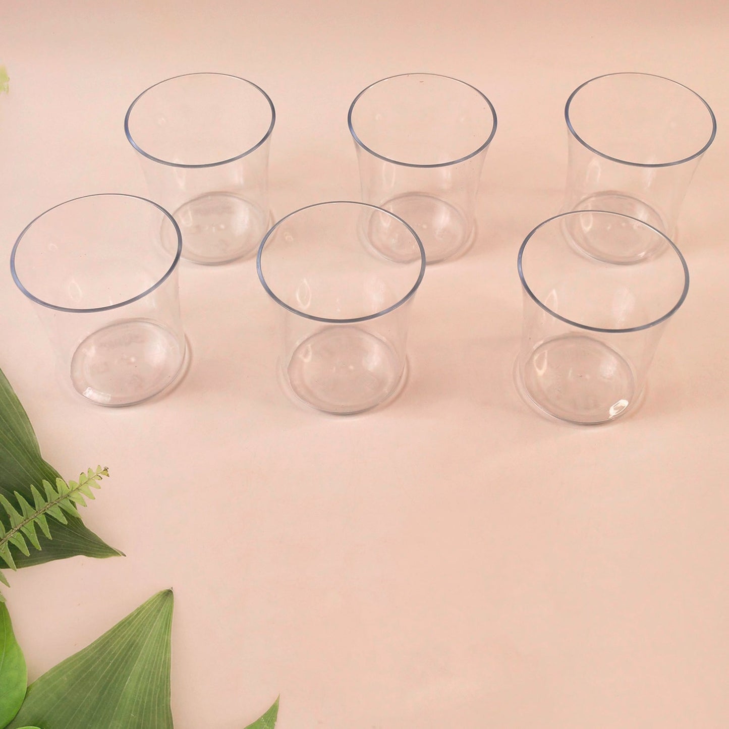 Greet N Serve plastic glass set by Apex for daily hydration