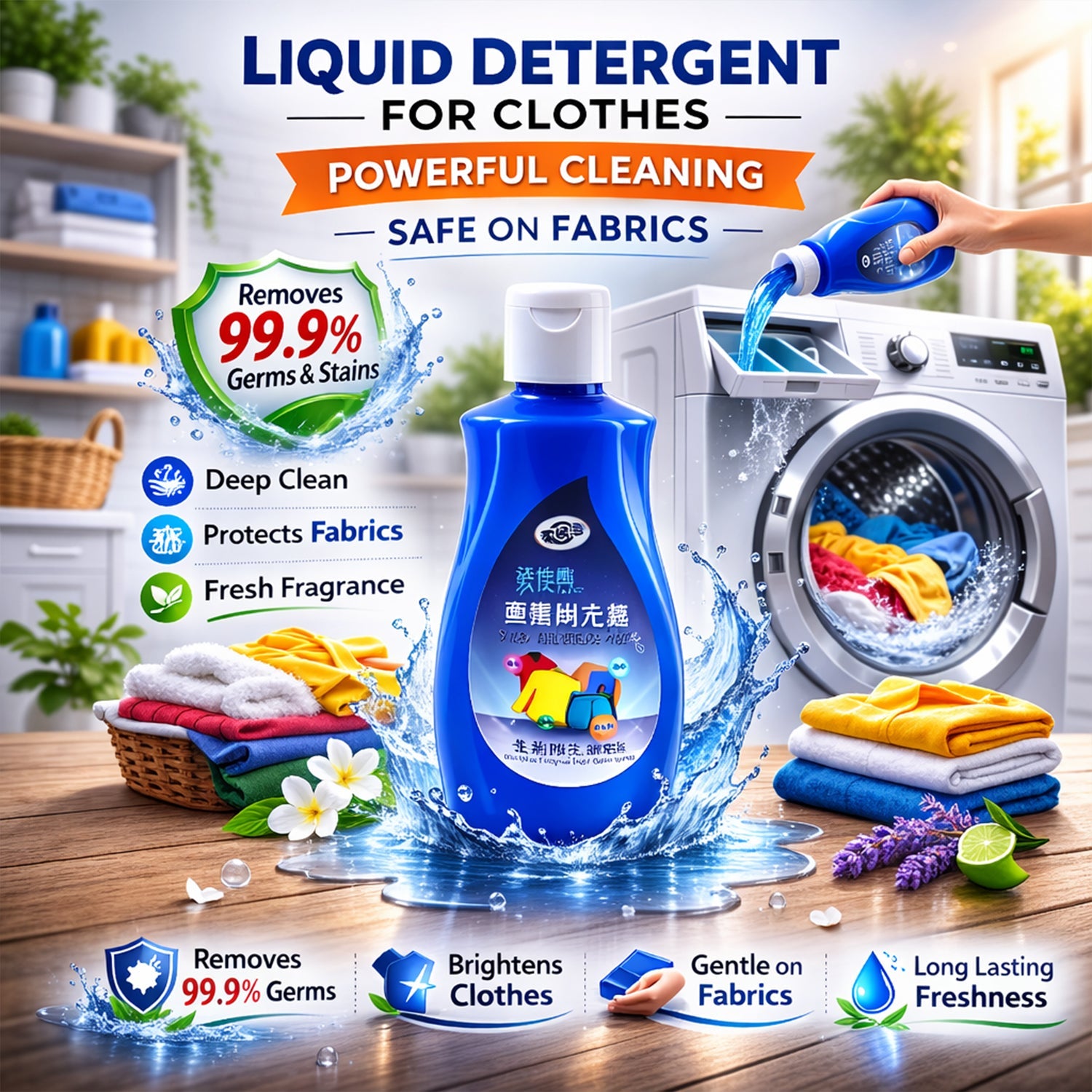 Fabric stain remover used on garments