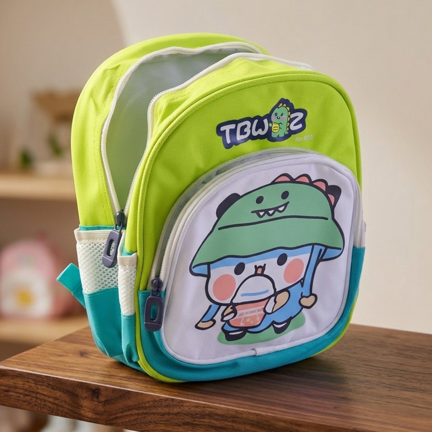 Lightweight, waterproof kids school bag with colorful prints