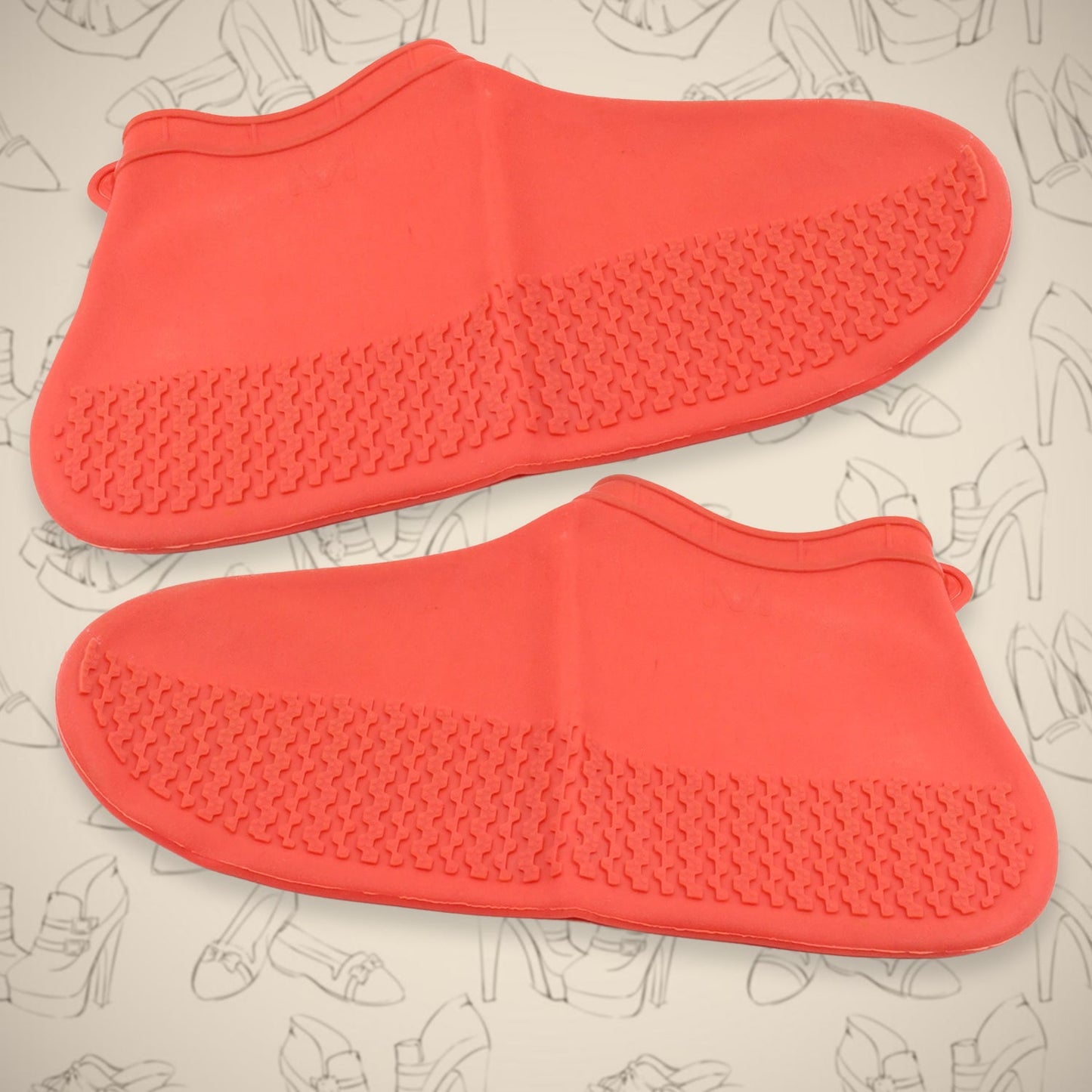 Foldable waterproof silicone shoe protector