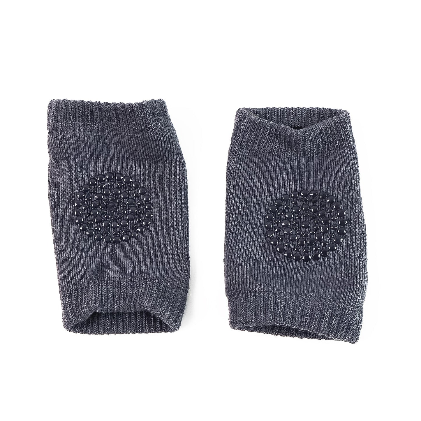 Winter warm wool knee protectors for toddlers in dark grey
