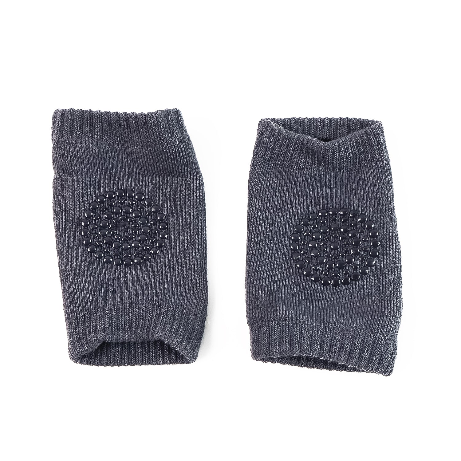 Winter warm wool knee protectors for toddlers in dark grey