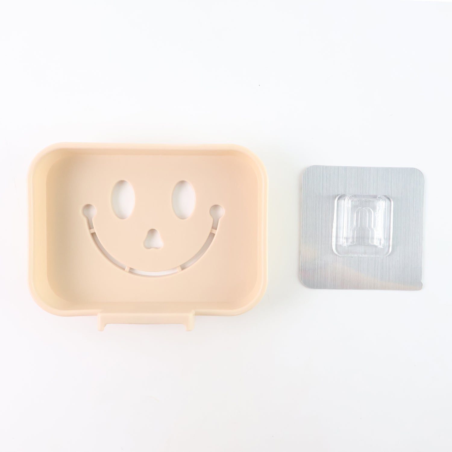 Minimalist self adhesive wall mounted soap dish tray