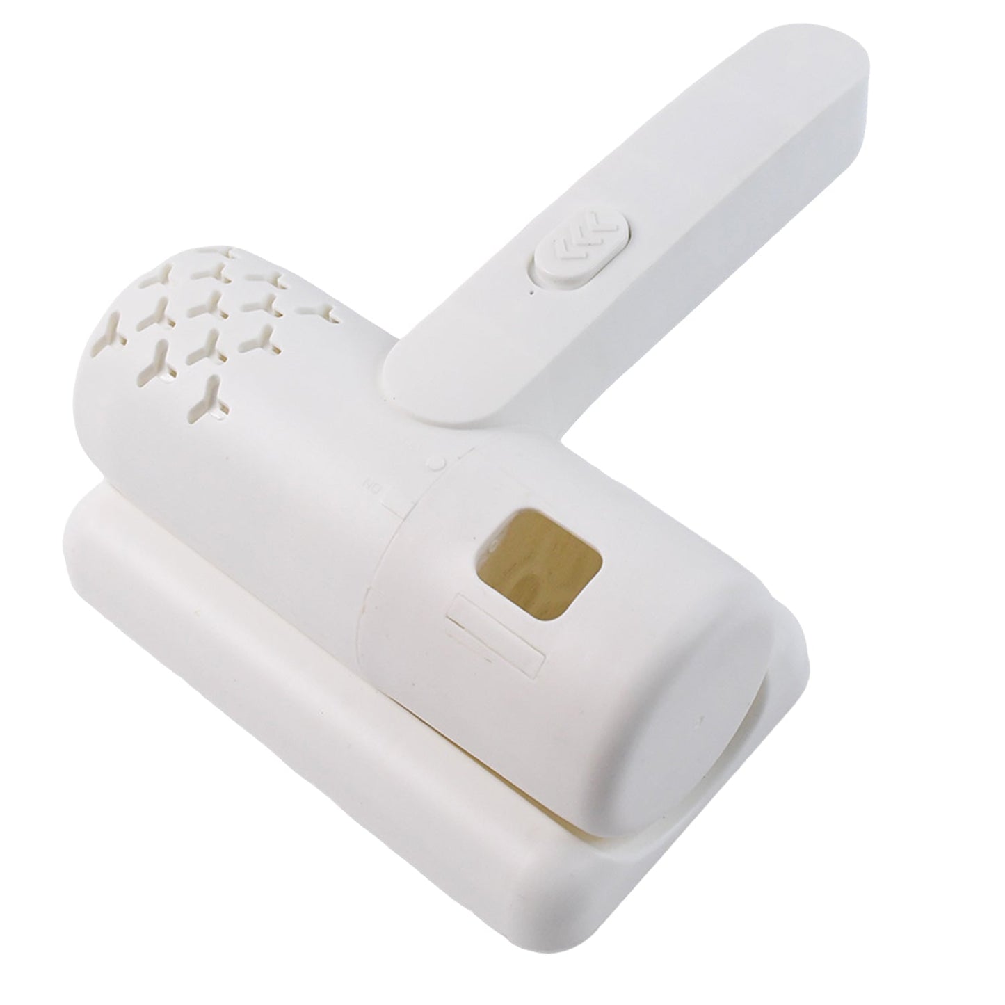 Dust Zap USB Dust Mite Controller vacuuming a mattress