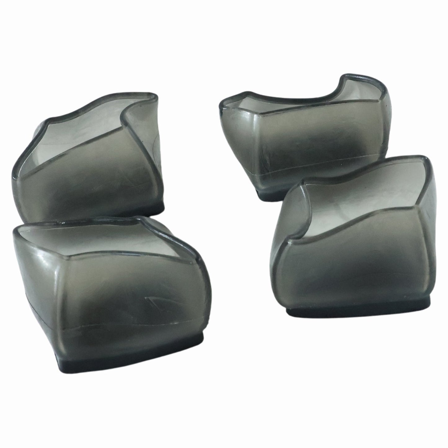 Chair leg protected with silicone cover caps for floor safety