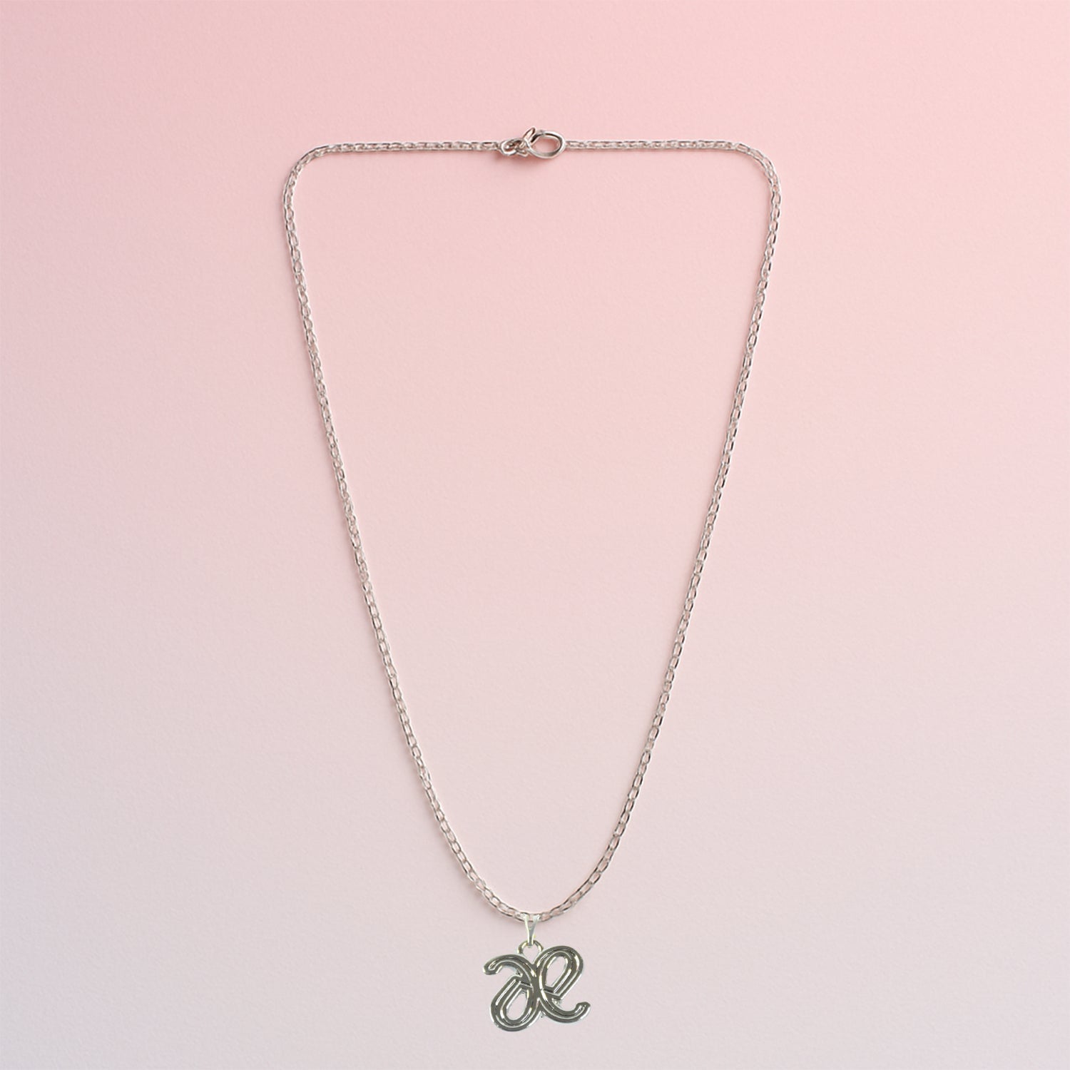 Close-up of spark gift pendant chain with polished finish for long-lasting shine