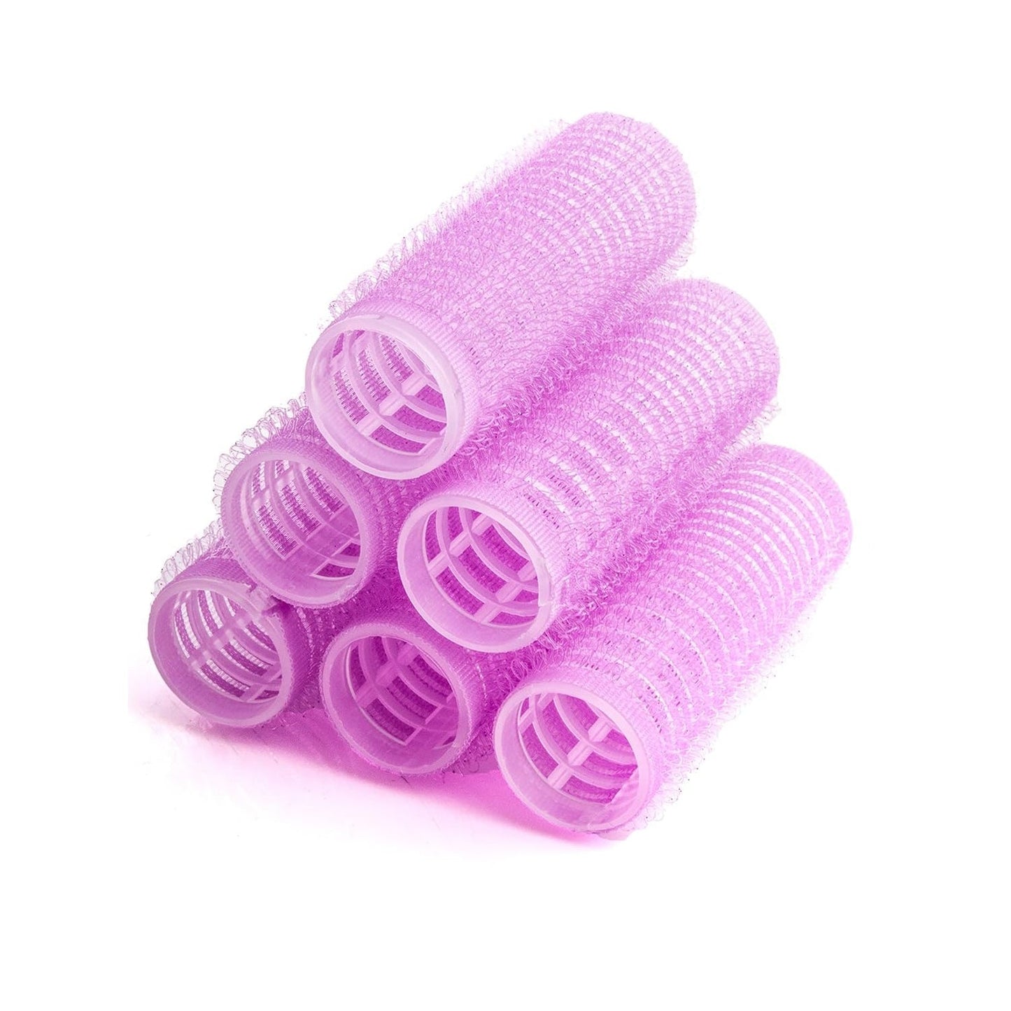 Hair curling tool with durable plastic and velcro grip surface
