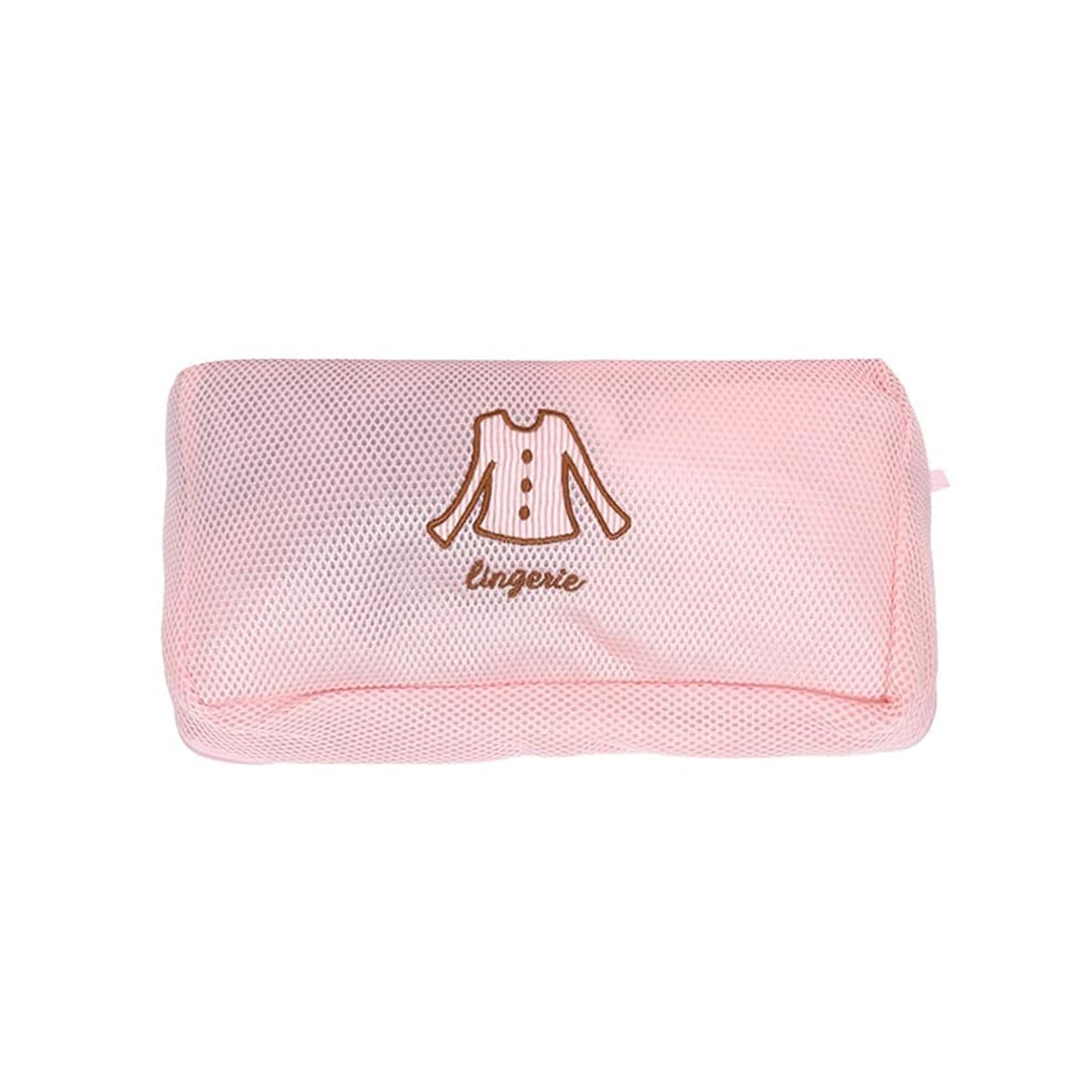 Inside view of the spacious lingerie wash bag, ready for delicates.