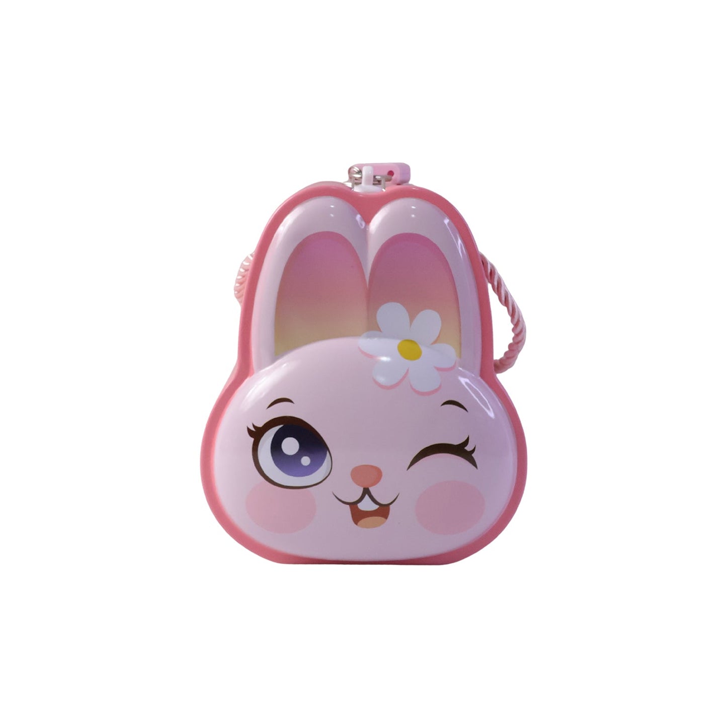 Adorable bunny piggy bank with secure lock for children’s coins and cash