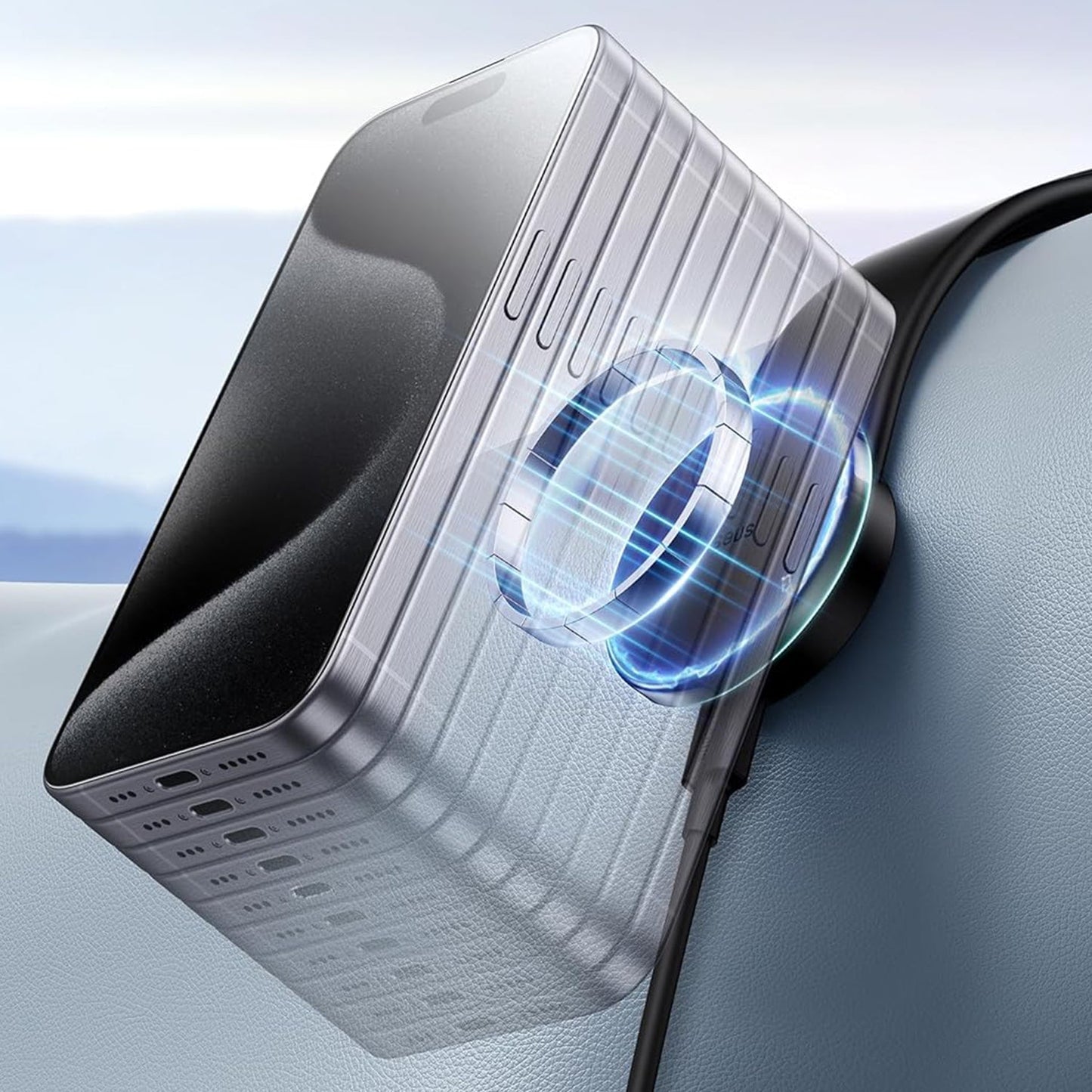 Adjustable 360° wireless car mount charger