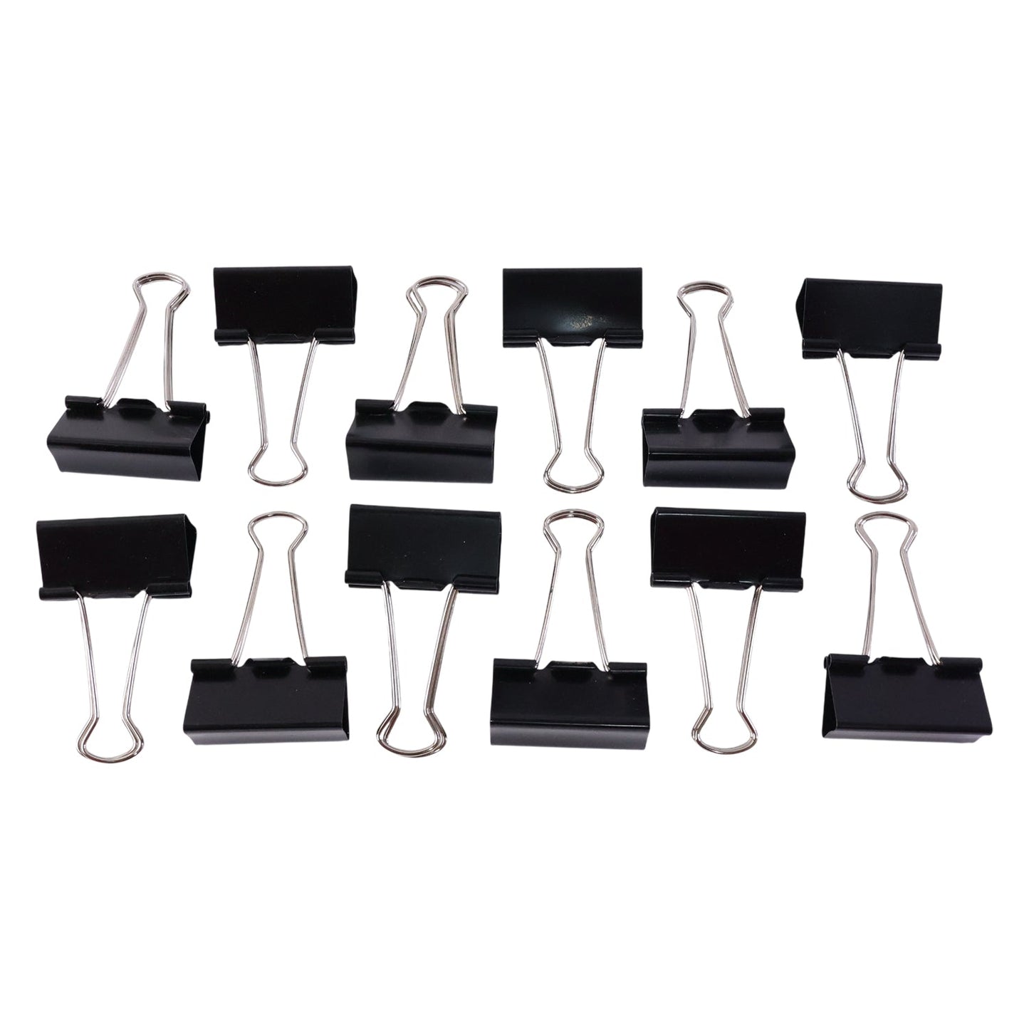 Extra-large 41mm black binder clips perfect for bulk paperwork