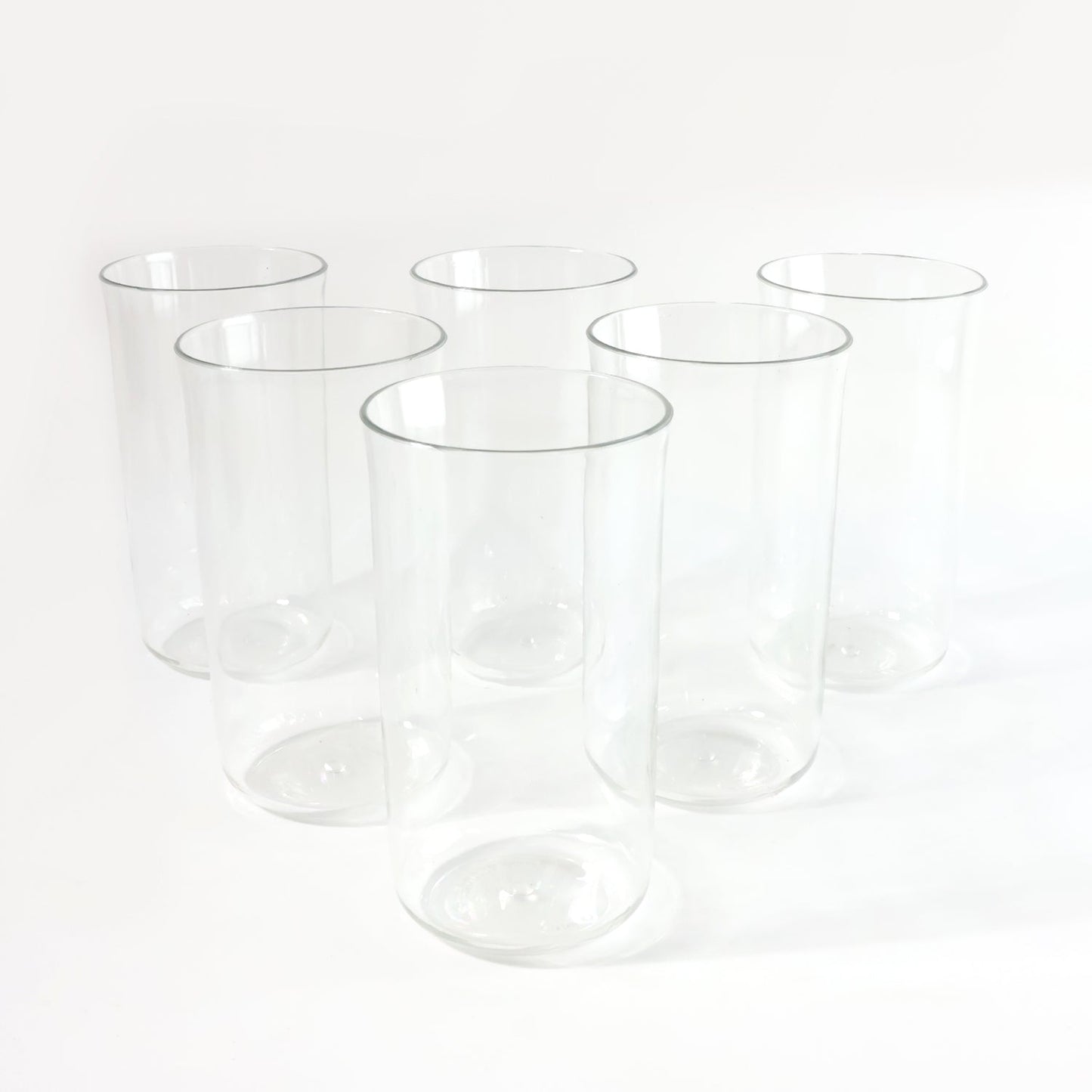 300ml juice glass set made of durable glossy plastic for everyday use