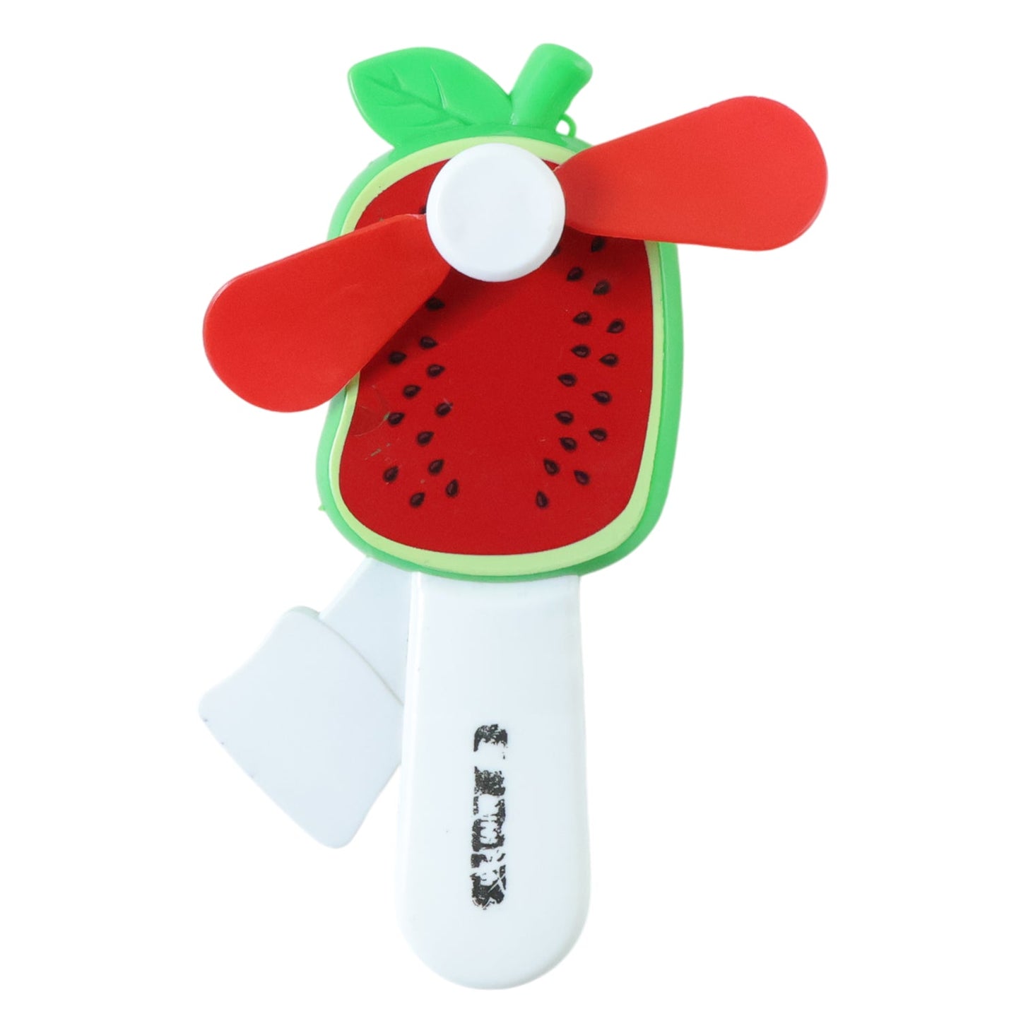Various angles of hand press mini portable fans in mixed colors