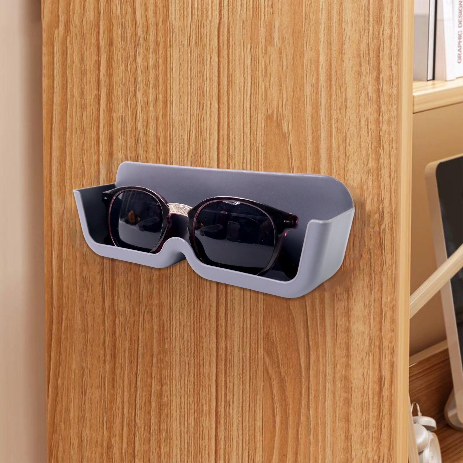 Wall-mounted sunglasses holder with included stylish sunglasses in combo set
