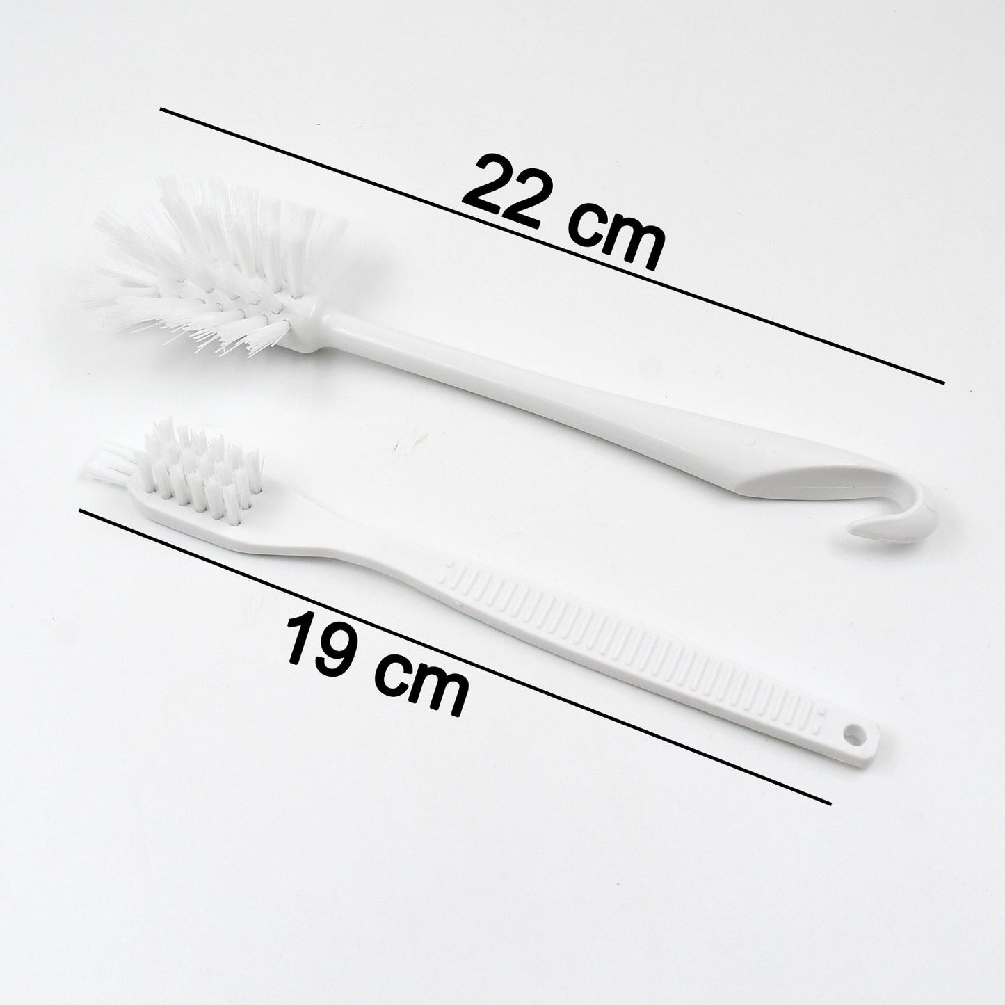 Cleaning brush on kitchen surface for effective cleaning