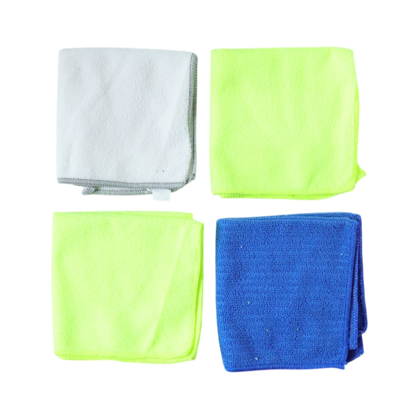 Microfiber towels used for polishing surfaces
