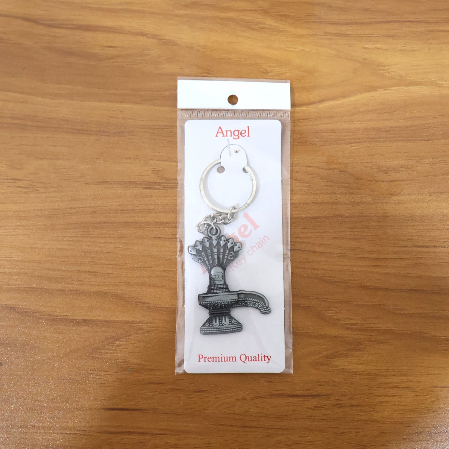 Packaging box of Shiva Lingam Naag metal keychain ready for gifting